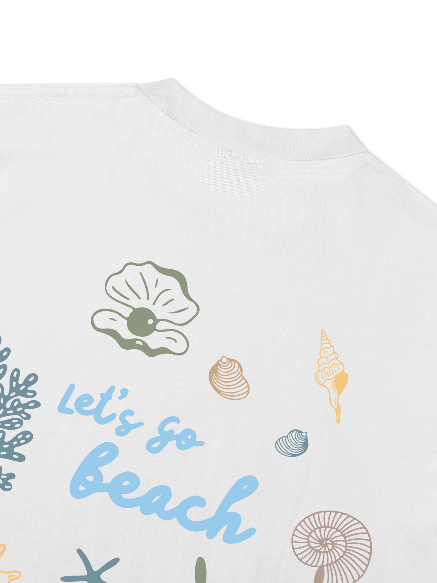 Áo Thun Relaxed Fit Let's Go Beach