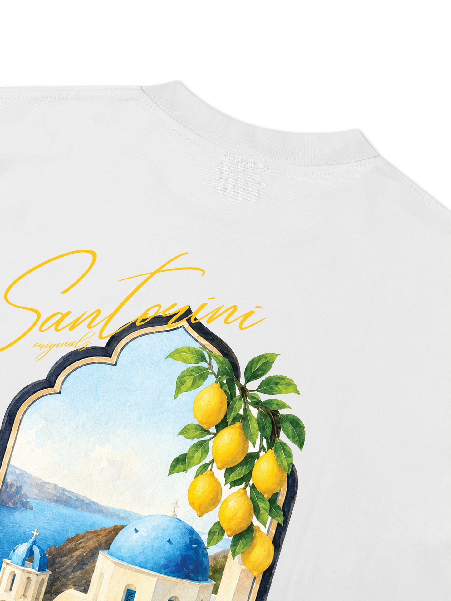 Áo Thun Relaxed Fit Santorini Lemon