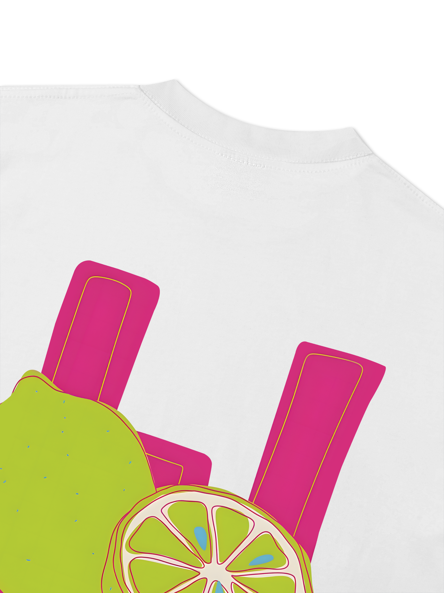 Áo Thun Relaxed Fit Summer Vibes Pink Lemon