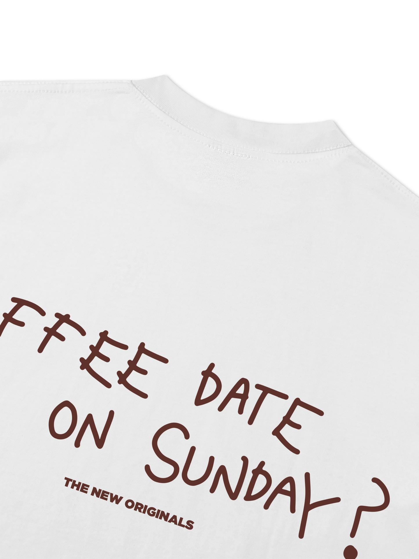 Áo Thun Relaxed Fit Coffee Date On Sunday