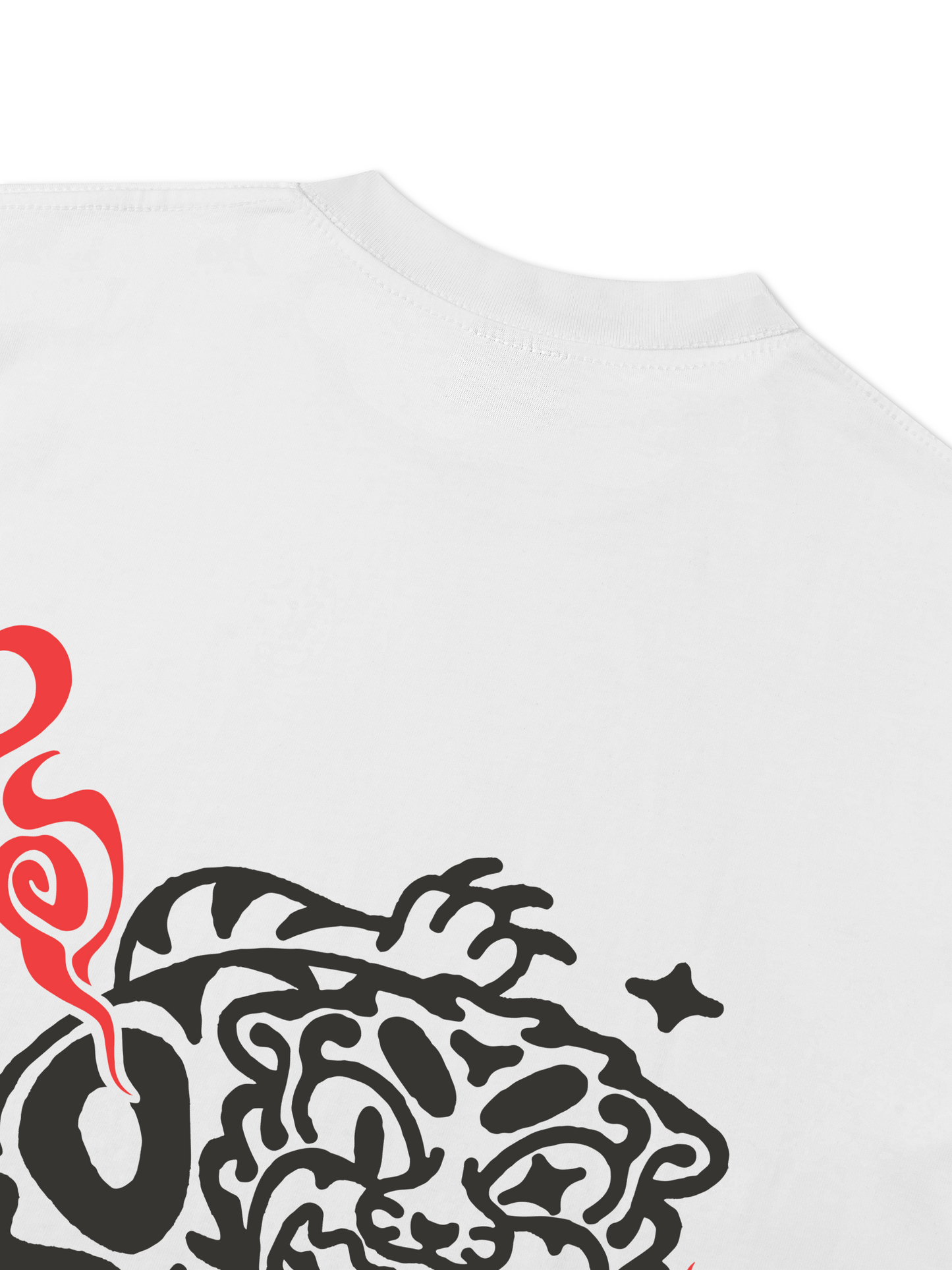 Áo Thun Relaxed Fit Japan Spirit Fire Tiger