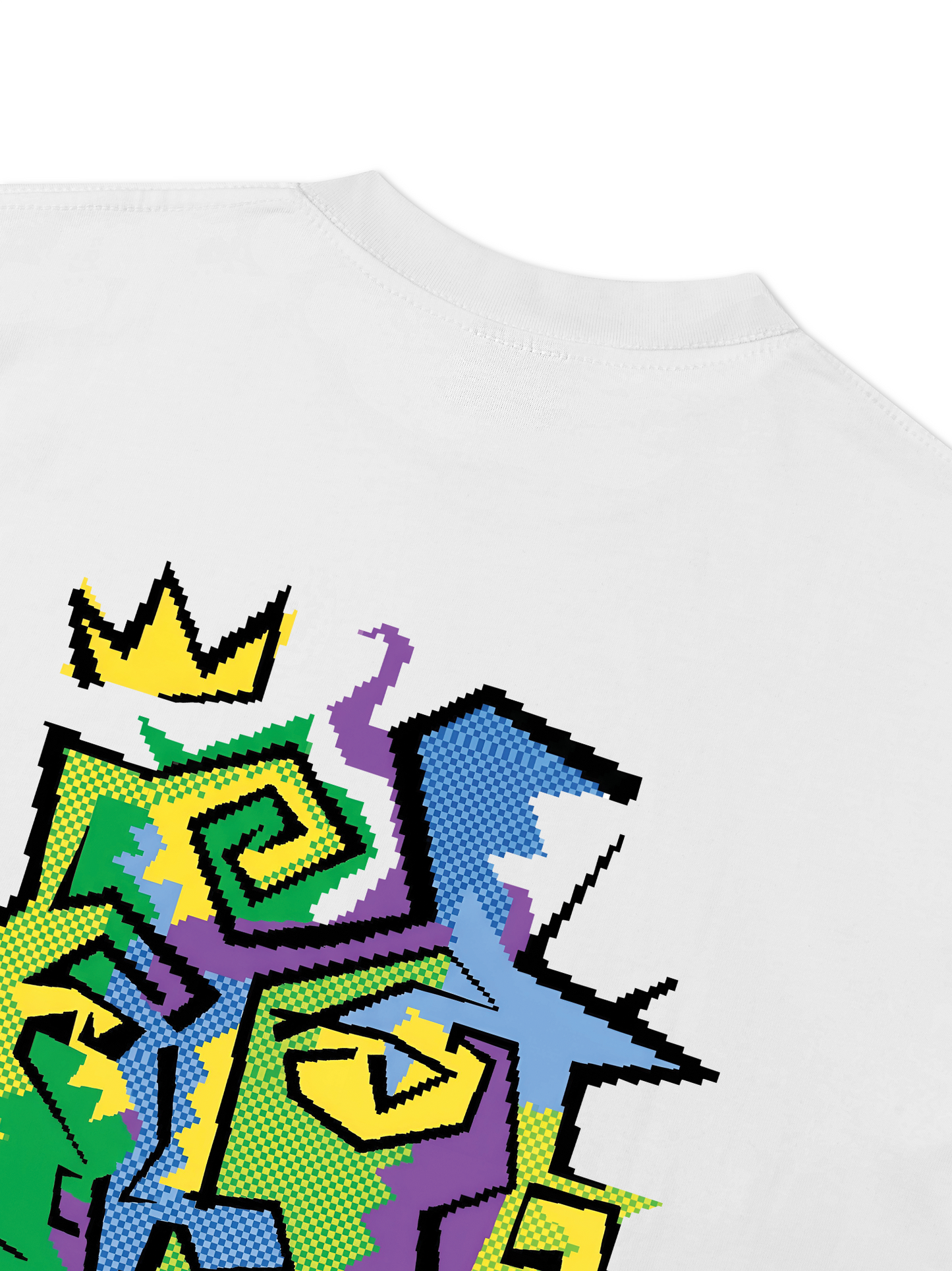 Áo Thun Relaxed Fit Pixel Universe The King