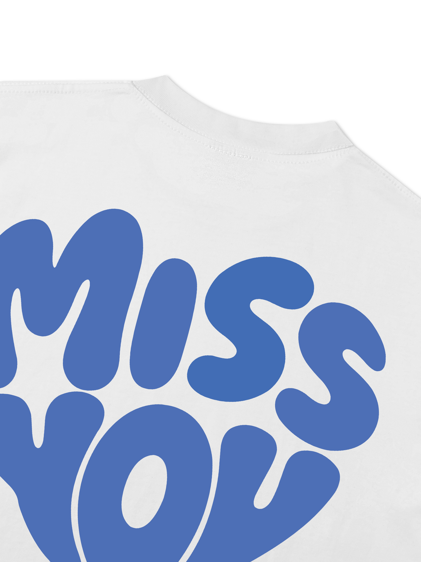 Áo Thun Relaxed Fit Miss You Typography