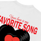 Áo Thun Relaxed Fit Favorite Song
