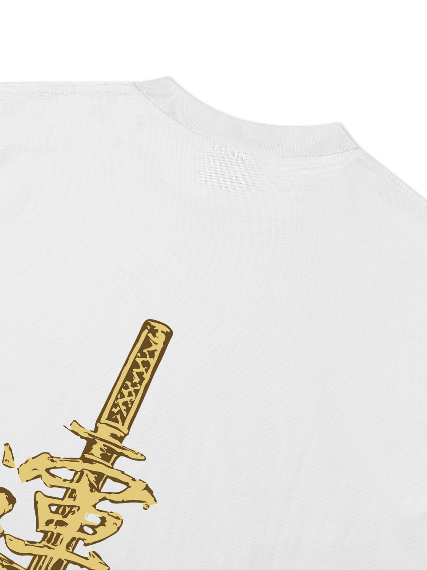 Áo Thun Relaxed Fit Japan Spirit Yellow Katana