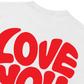 Áo Thun Relaxed Fit Love You Typography