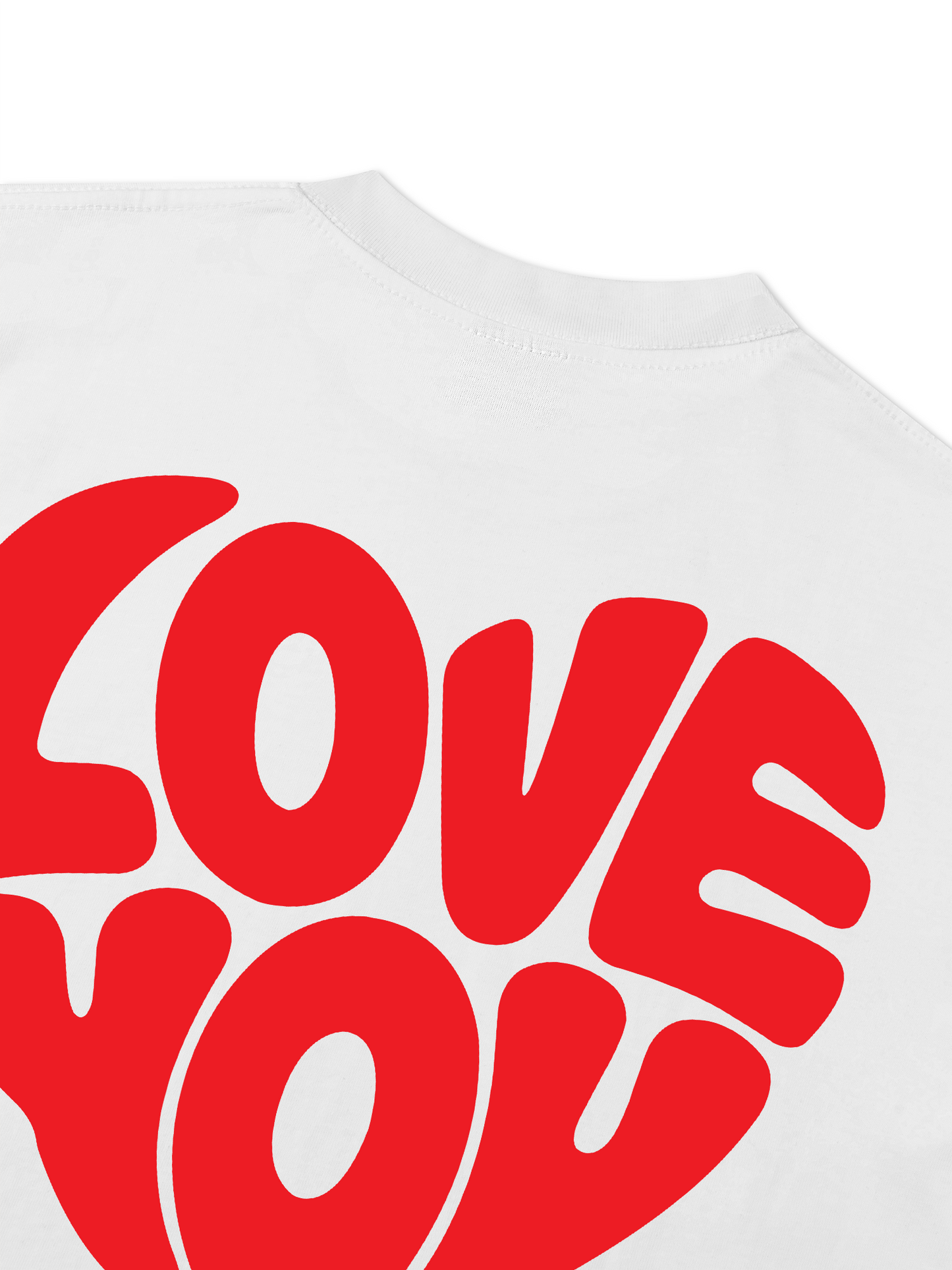Áo Thun Relaxed Fit Love You Typography