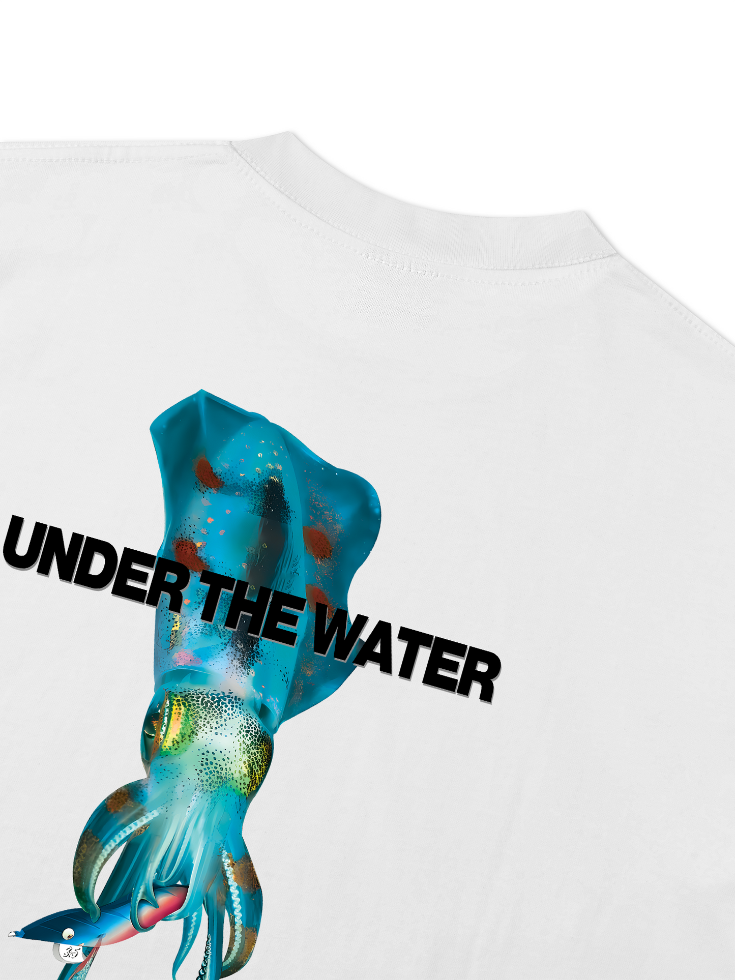 Áo Thun Relaxed Fit Ocean Under The Water Squid Ocean IRIE FISHING CLUB