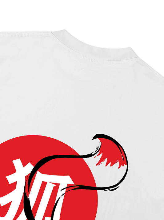 Áo Thun Relaxed Fit Japan Spirit Kitsune