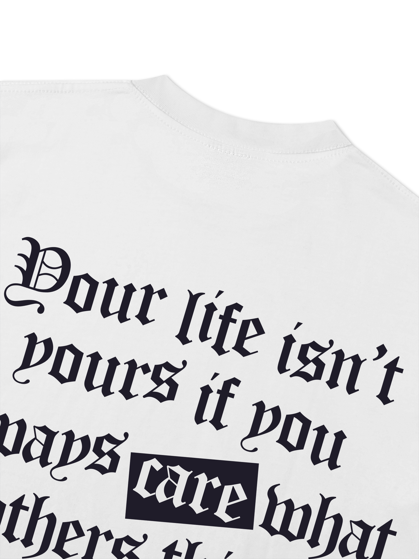 Áo Thun Relaxed Fit Be Bold Your Life Isn't Your