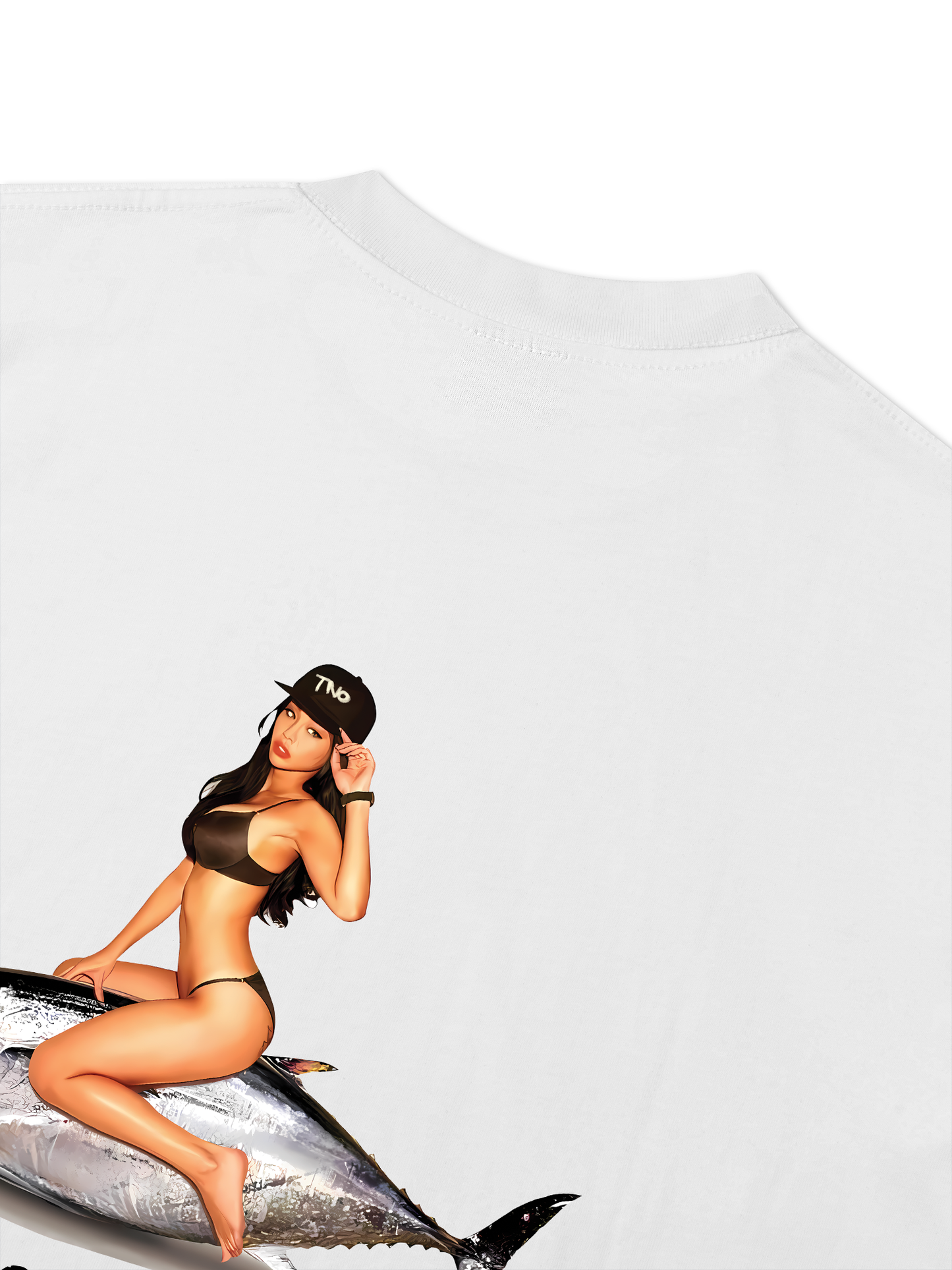Áo Thun Relaxed Fit Ocean Vibes With Bikini Girl