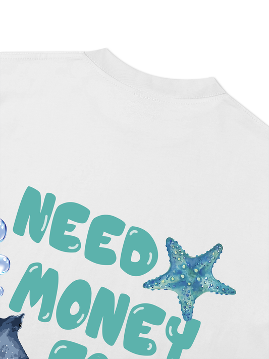 Áo Thun Relaxed Fit Ocean Need Momney For Beach