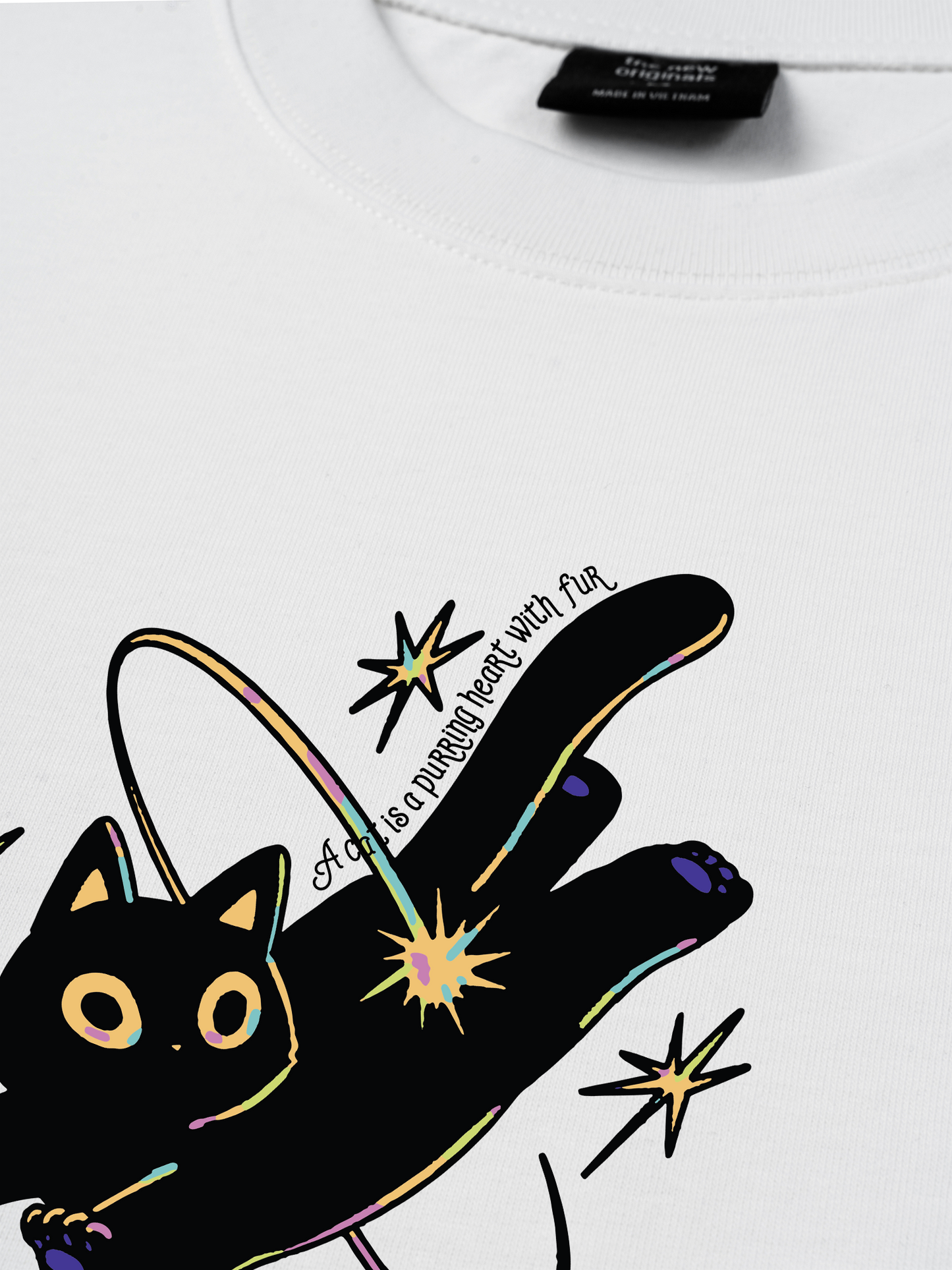 Áo Thun Relaxed Fit A Black Cat