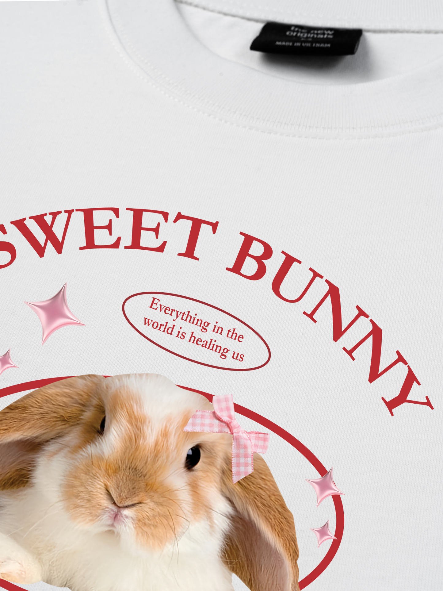 Áo Thun Relaxed Fit Sweet Bunny
