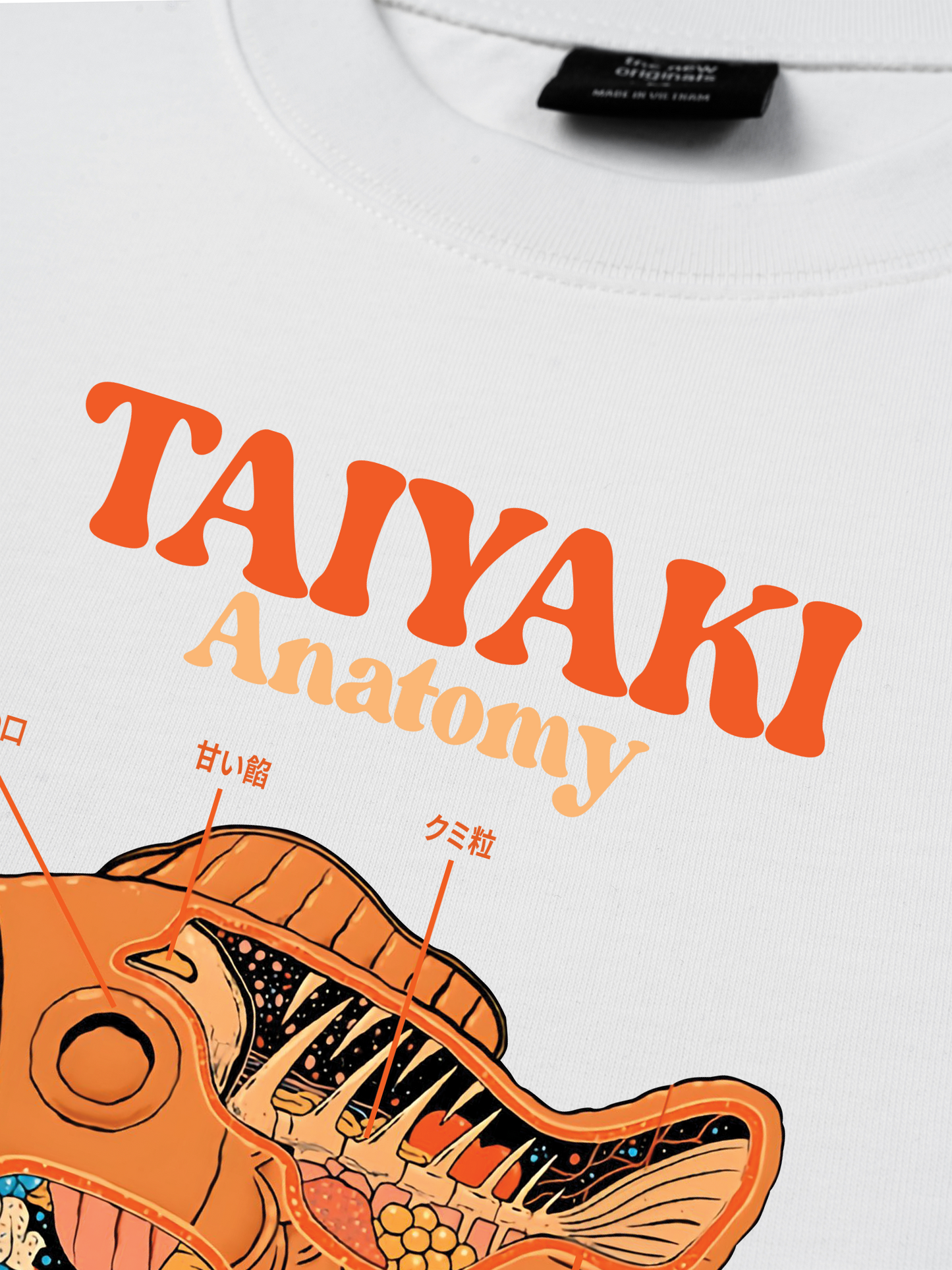 Áo Thun Relaxed Fit Taiyaki Anatomy