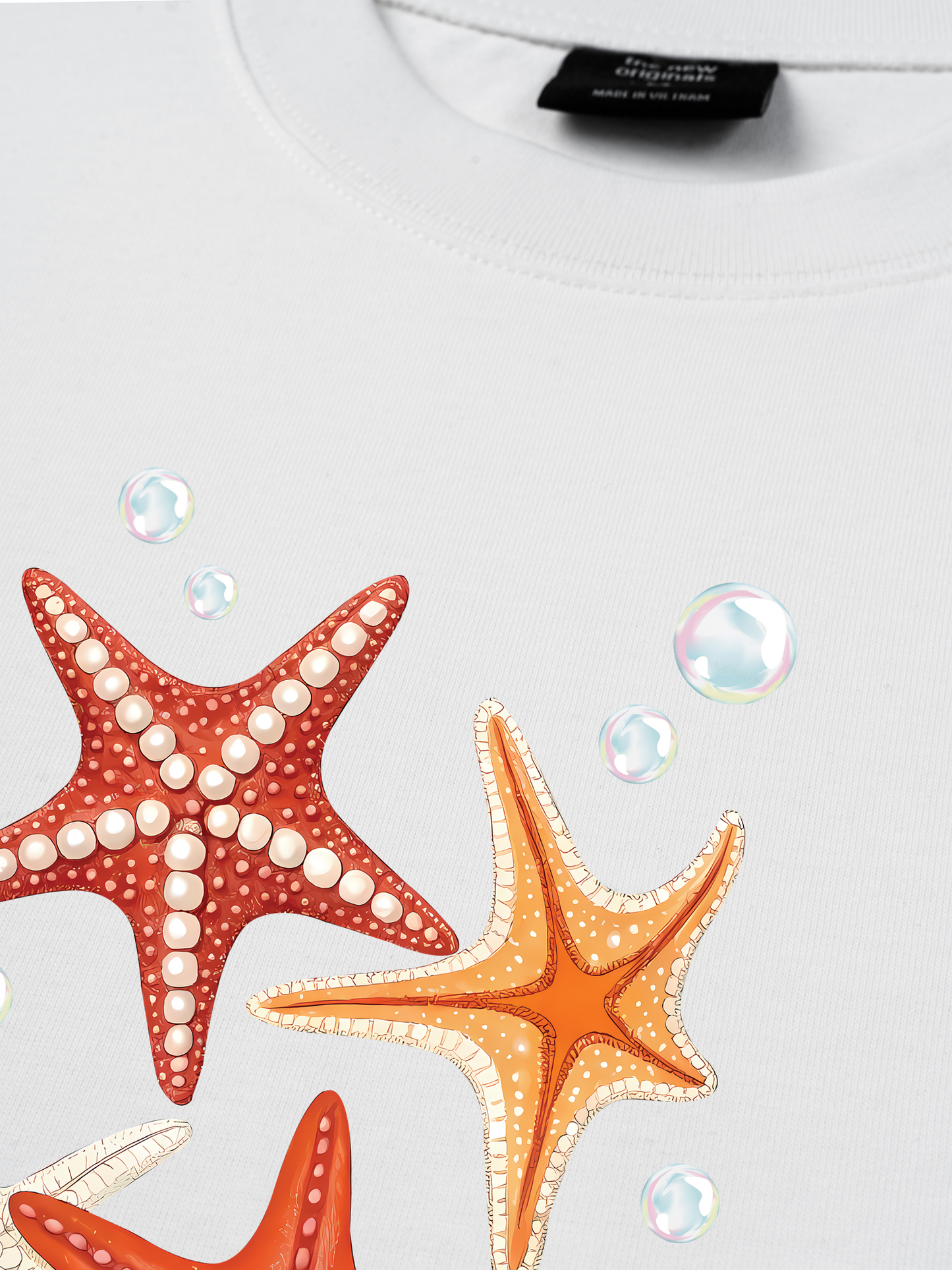 Áo Thun Relaxed Fit Ocean Orange StarFish