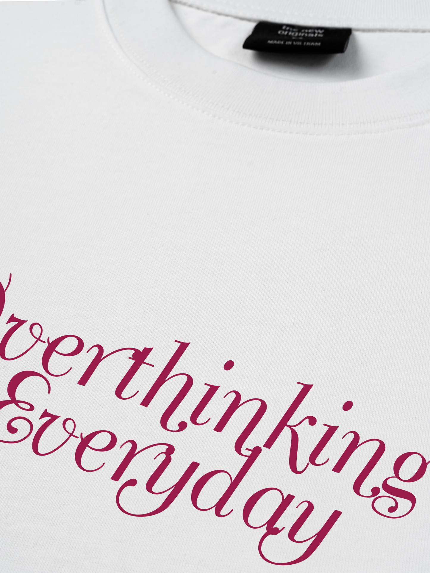 Áo Thun Relaxed Fit Overthinking Everyday