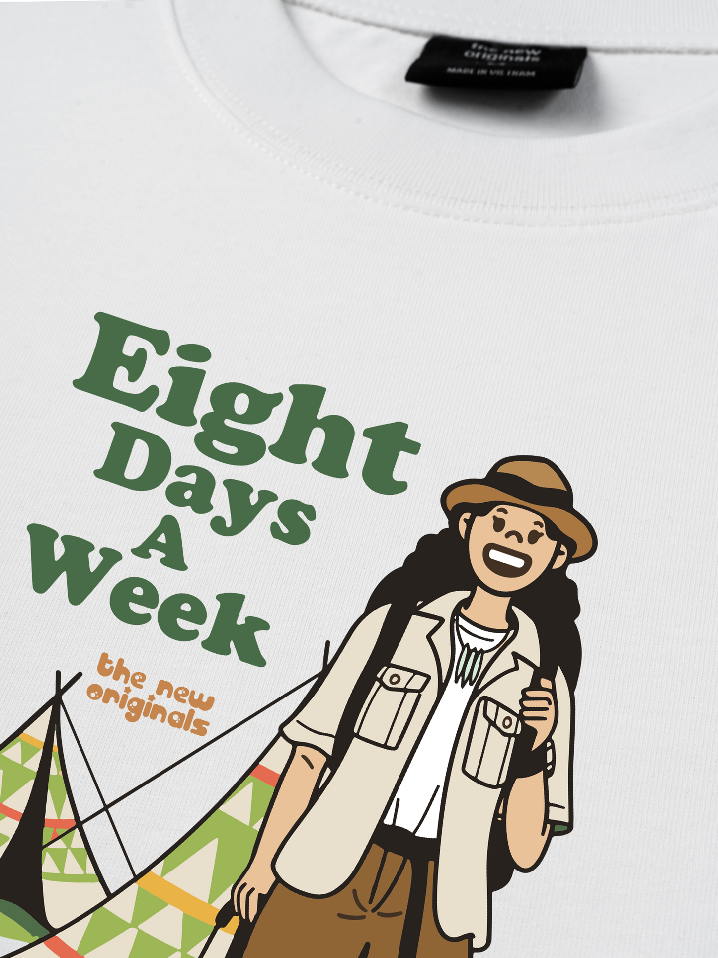 Áo Thun Relaxed Fit Eight Days A Week Girl