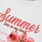 Áo Thun Relaxed Fit Summer Lives In My Heart