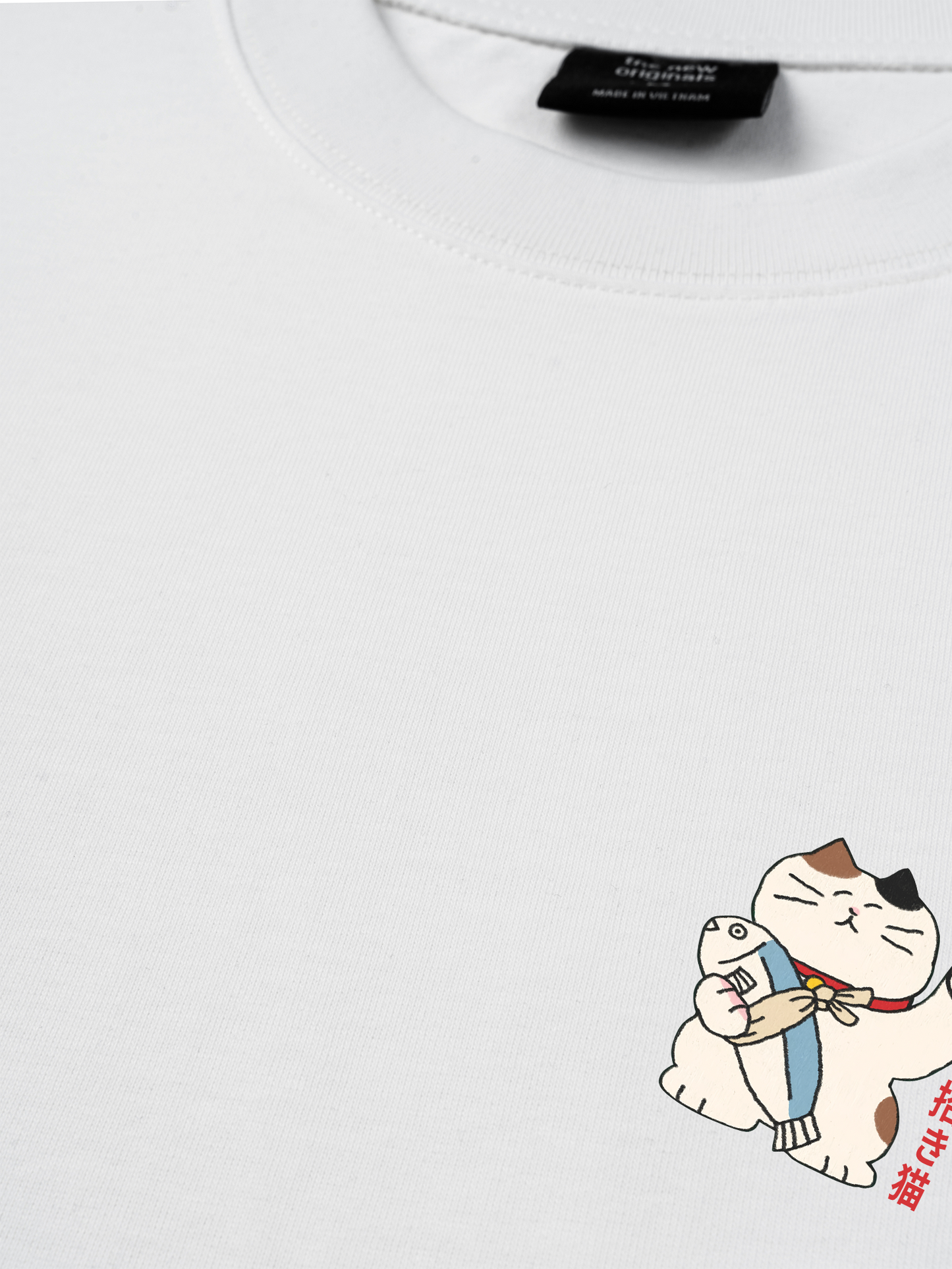 Áo Thun Relaxed Fit Maneki Neko