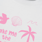 Áo Thun Relaxed Fit Take Me To The Beach Pink