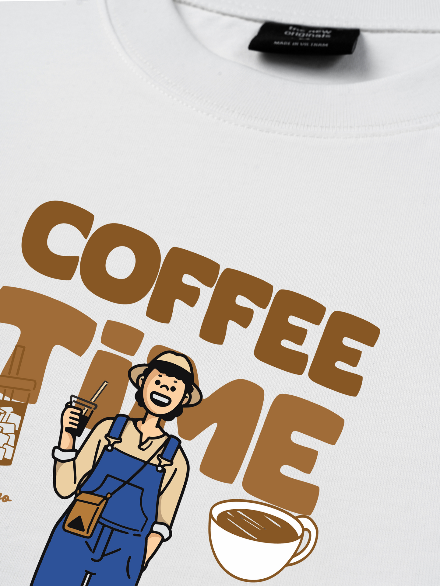 Áo Thun Relaxed Fit Coffee Time 2