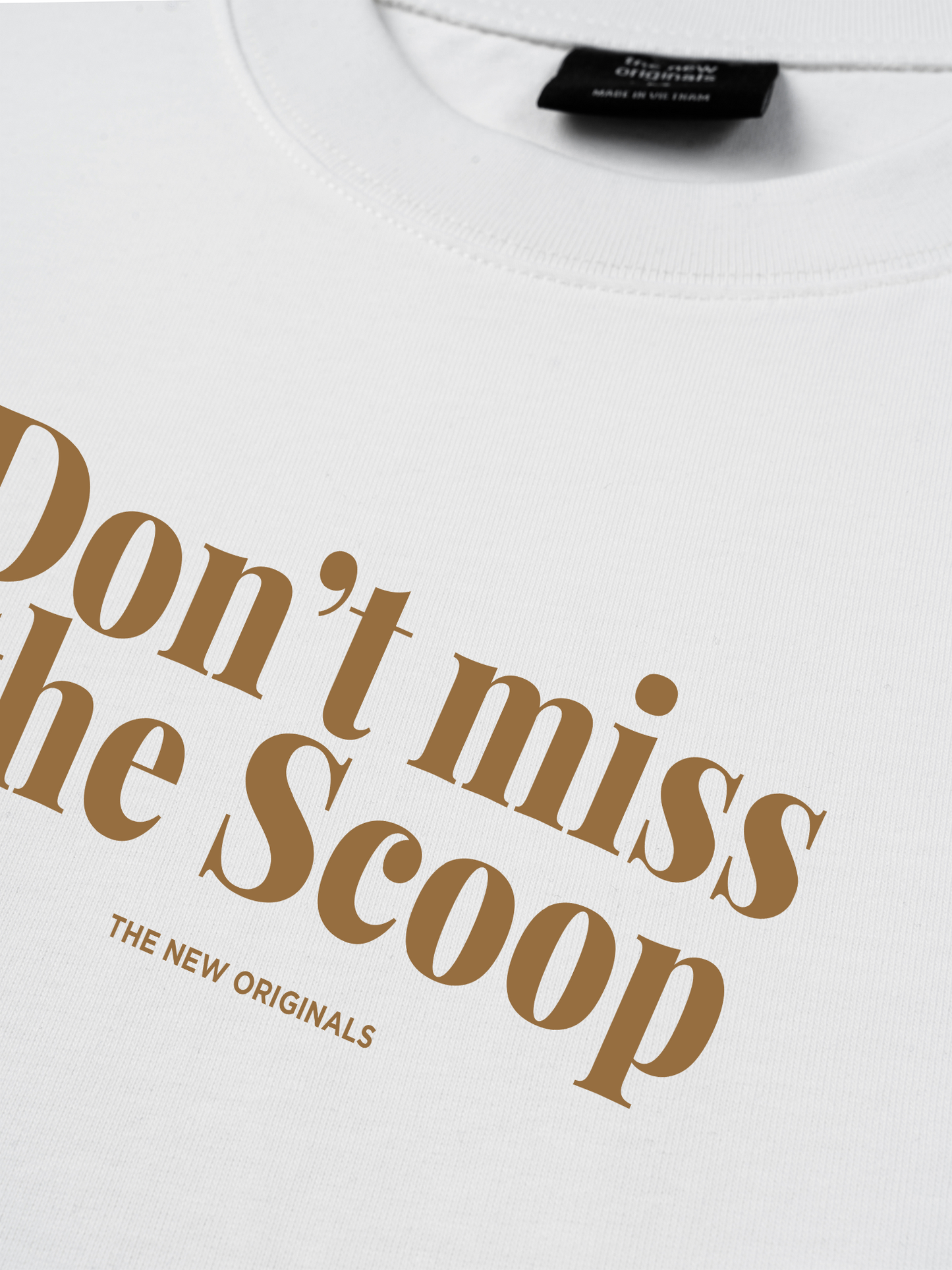 Áo Thun Relaxed Fit Don't Miss The Scoop