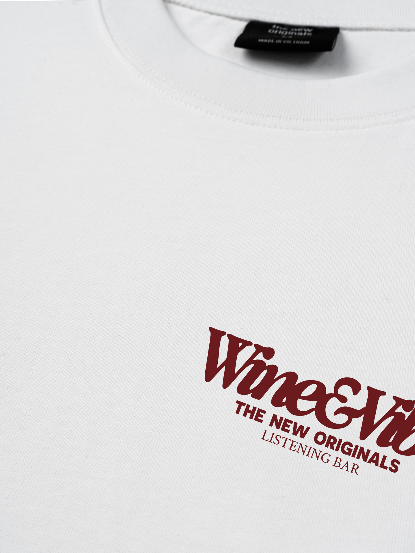 Áo Thun Relaxed Fit Wine & Vibe