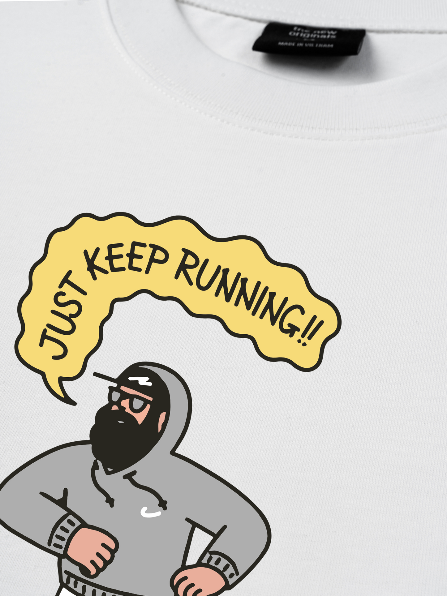 Áo Thun Relaxed Fit Just Keep Running