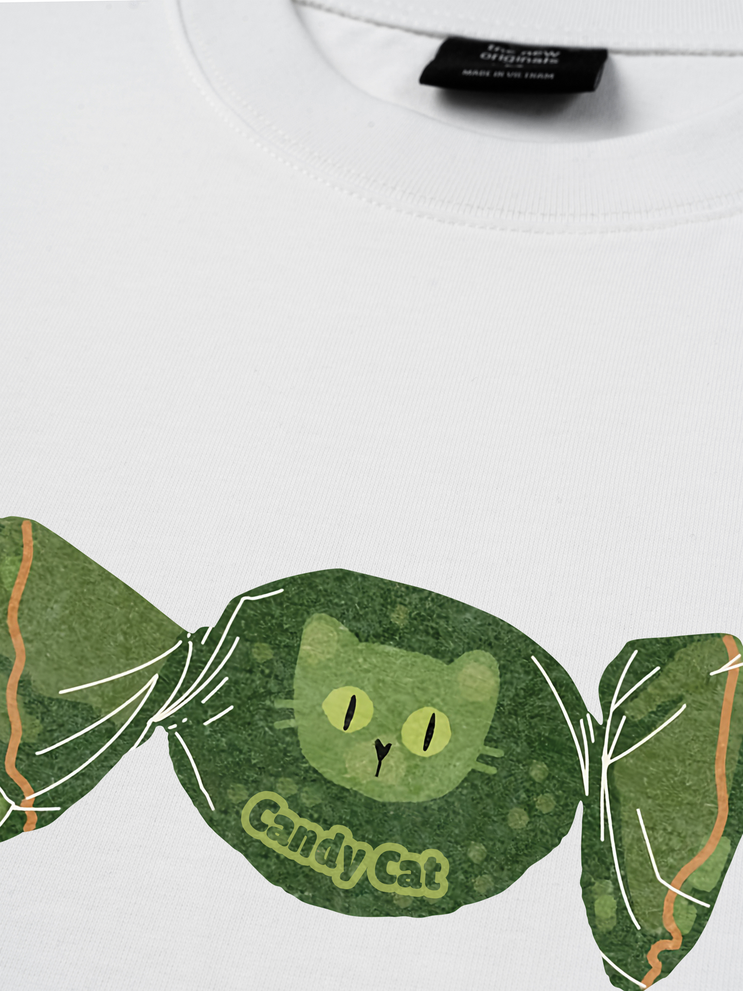 Áo Thun Relaxed Fit Candy Cat