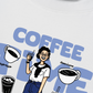 Áo Thun Relaxed Fit Coffee Time