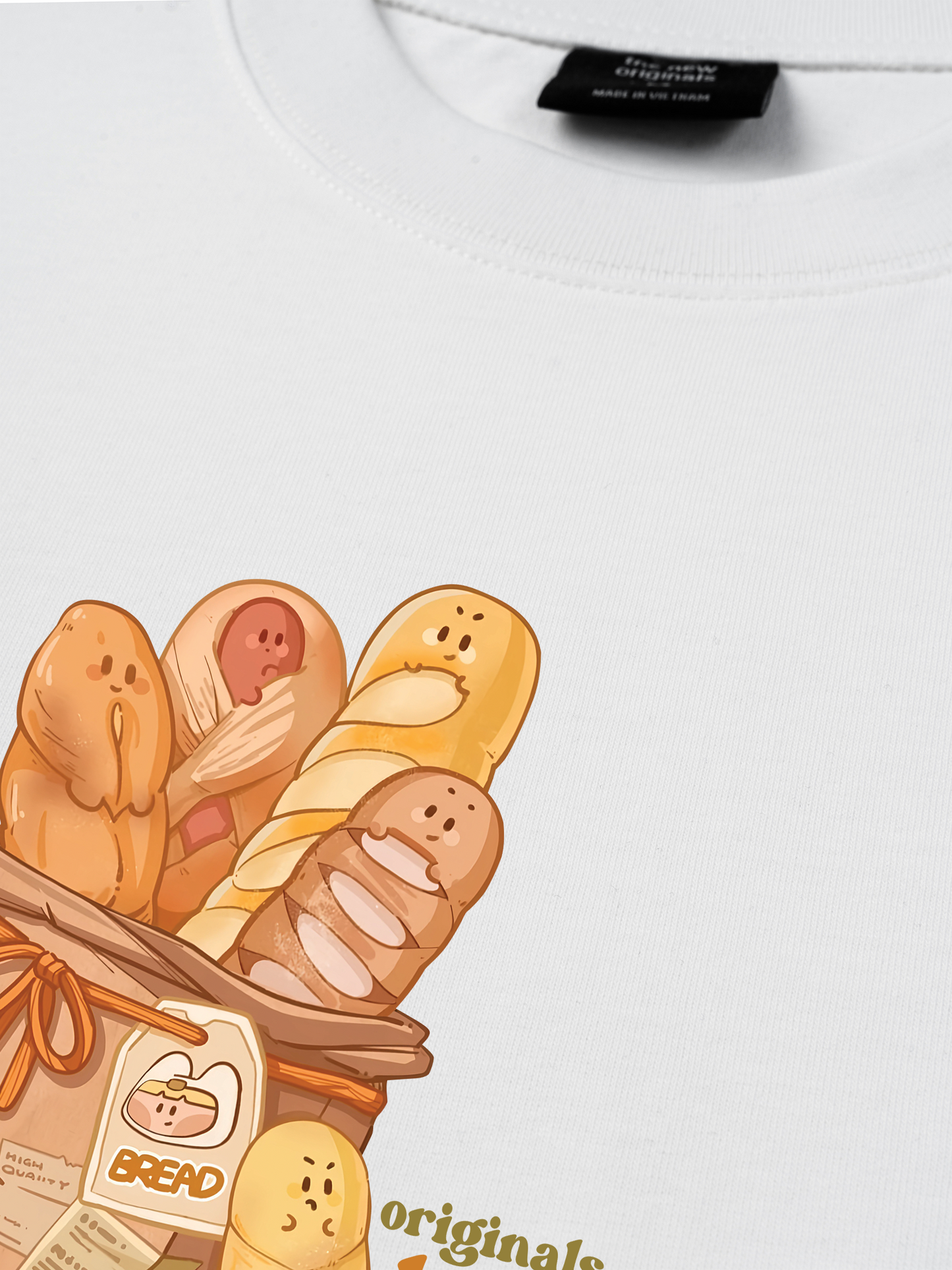 Áo Thun Relaxed Fit Sweet Pastry Love Bread