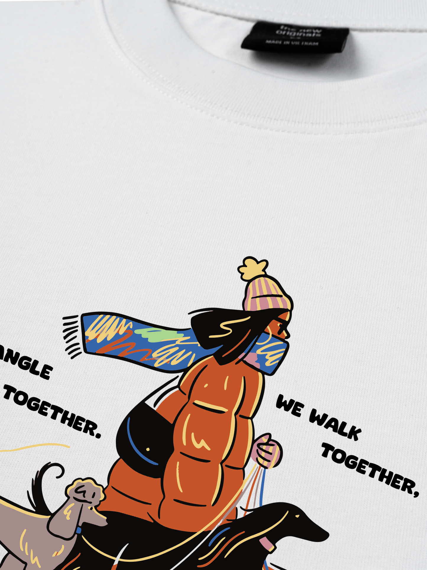 Áo Thun Relaxed Fit We Walk Together