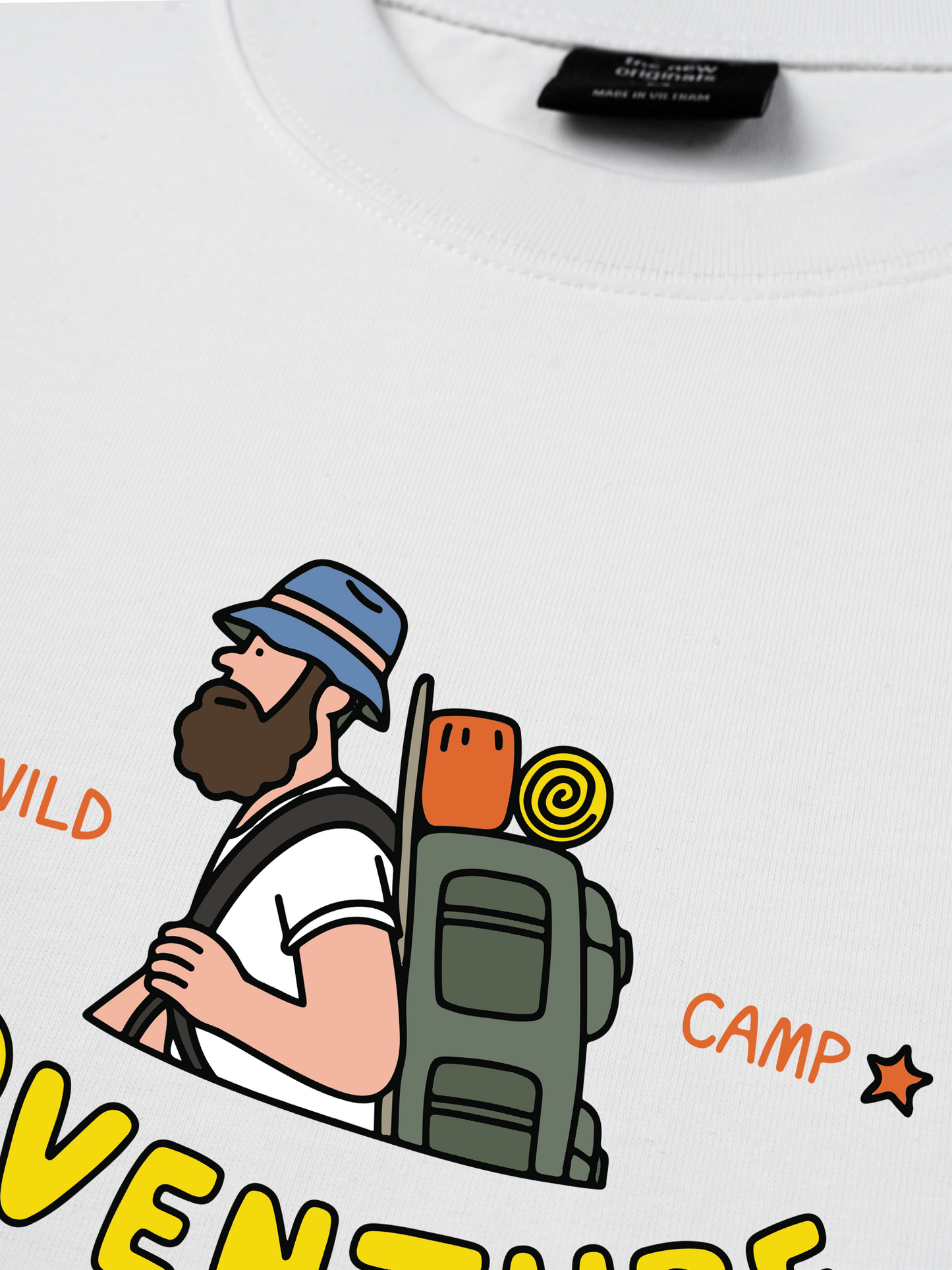 Áo Thun Relaxed Fit Adventure Wild Camp