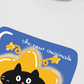 Áo Thun Relaxed Fit Black Cute Cat