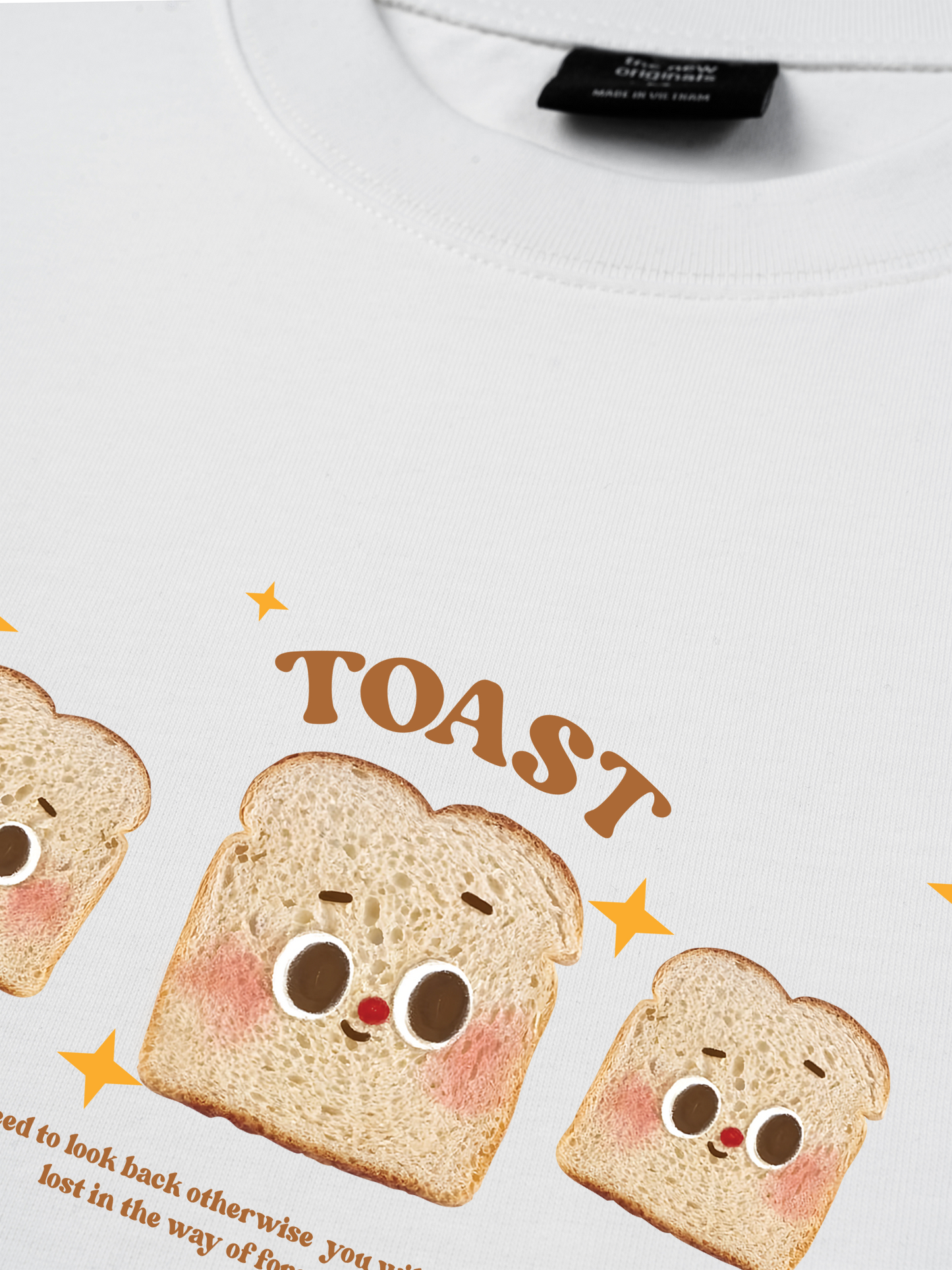 Áo Thun Relaxed Fit Sweet Pastry Toast