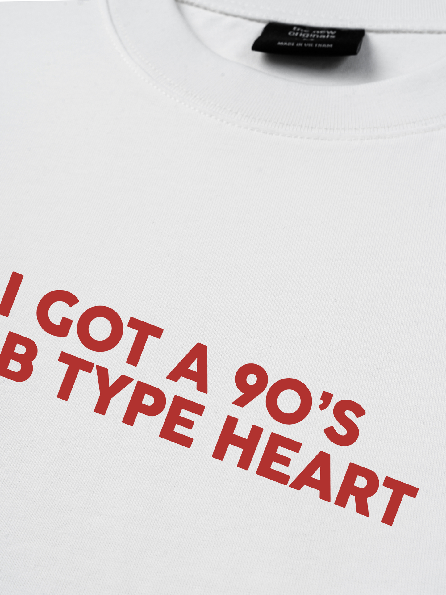 Áo Thun Relaxed Fit 90's Heart