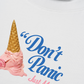 Áo Thun Relaxed Fit Don't Panic Just Melt