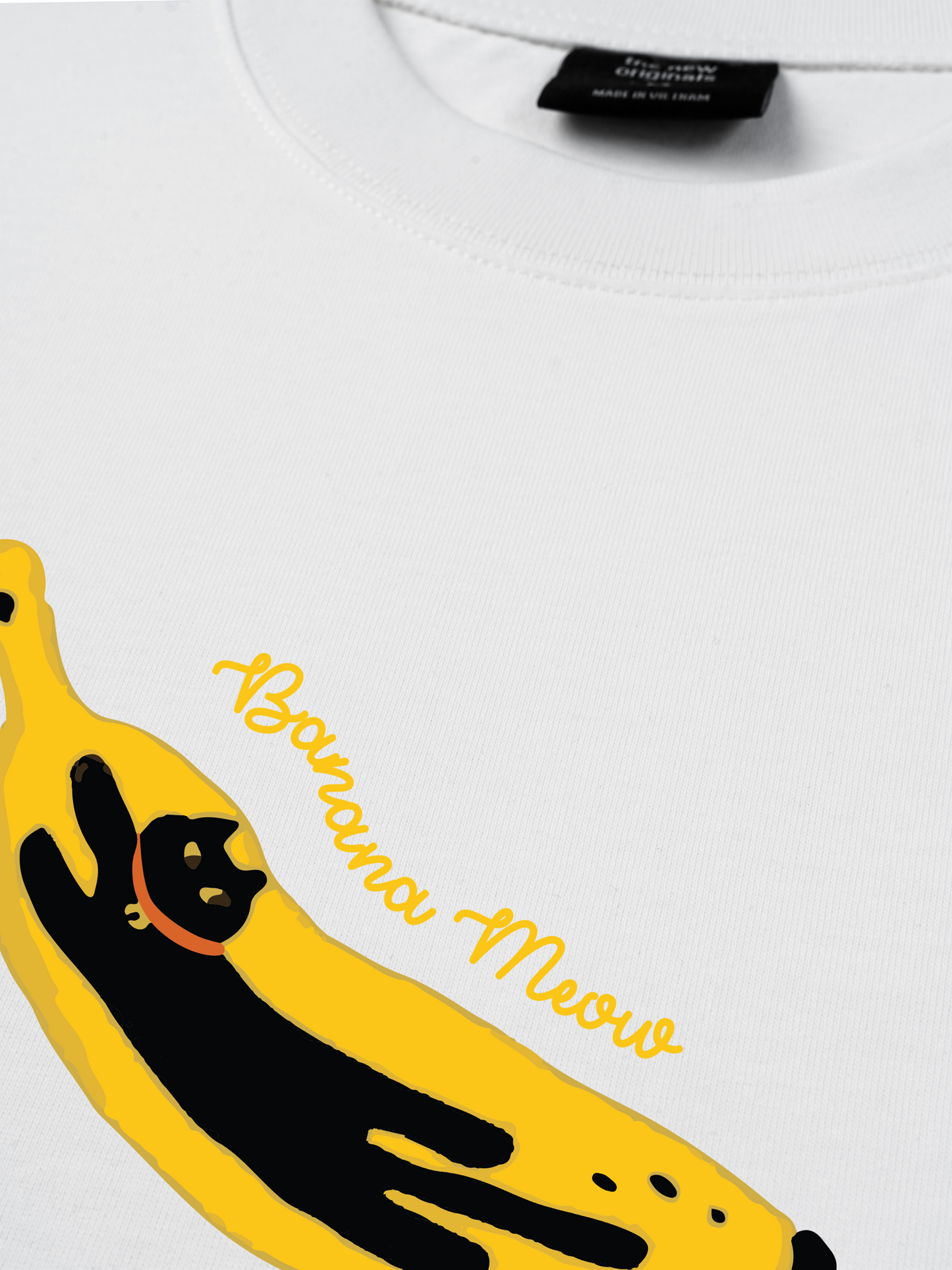 Áo Thun Relaxed Fit Banana Meow