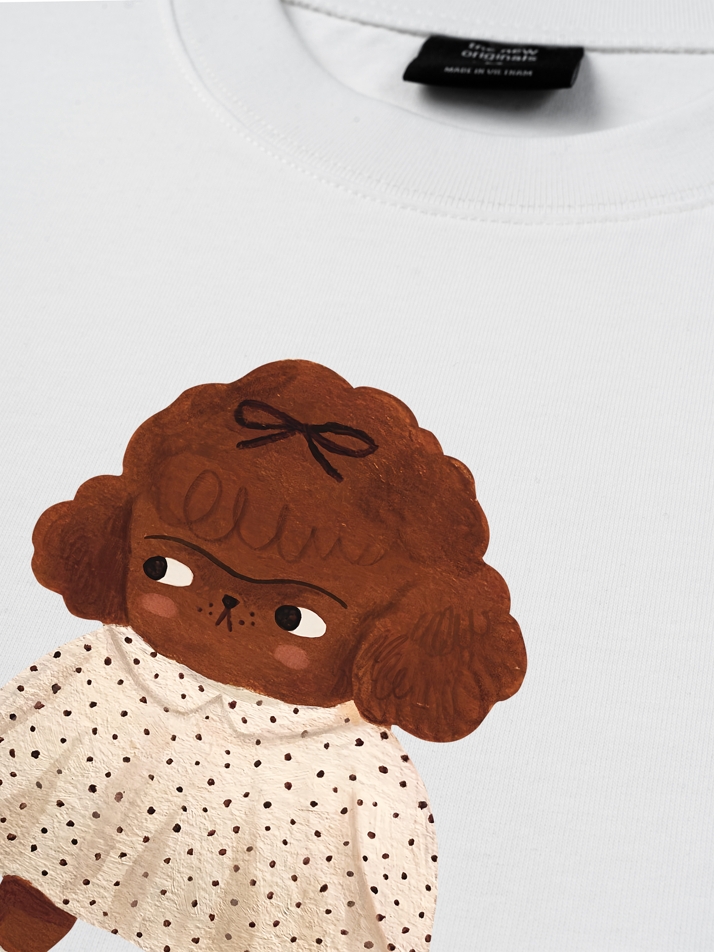Áo Thun Relaxed Fit Brown Puppy