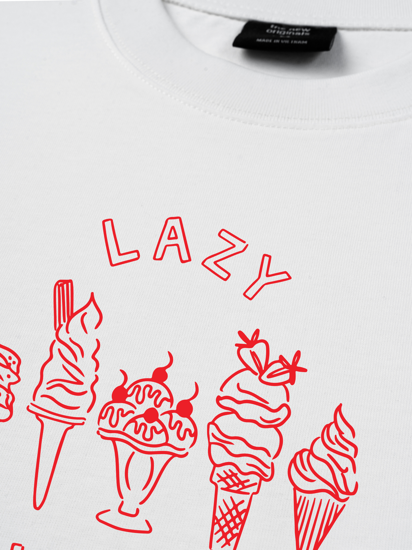 Áo Thun Relaxed Fit Lazy Sundae
