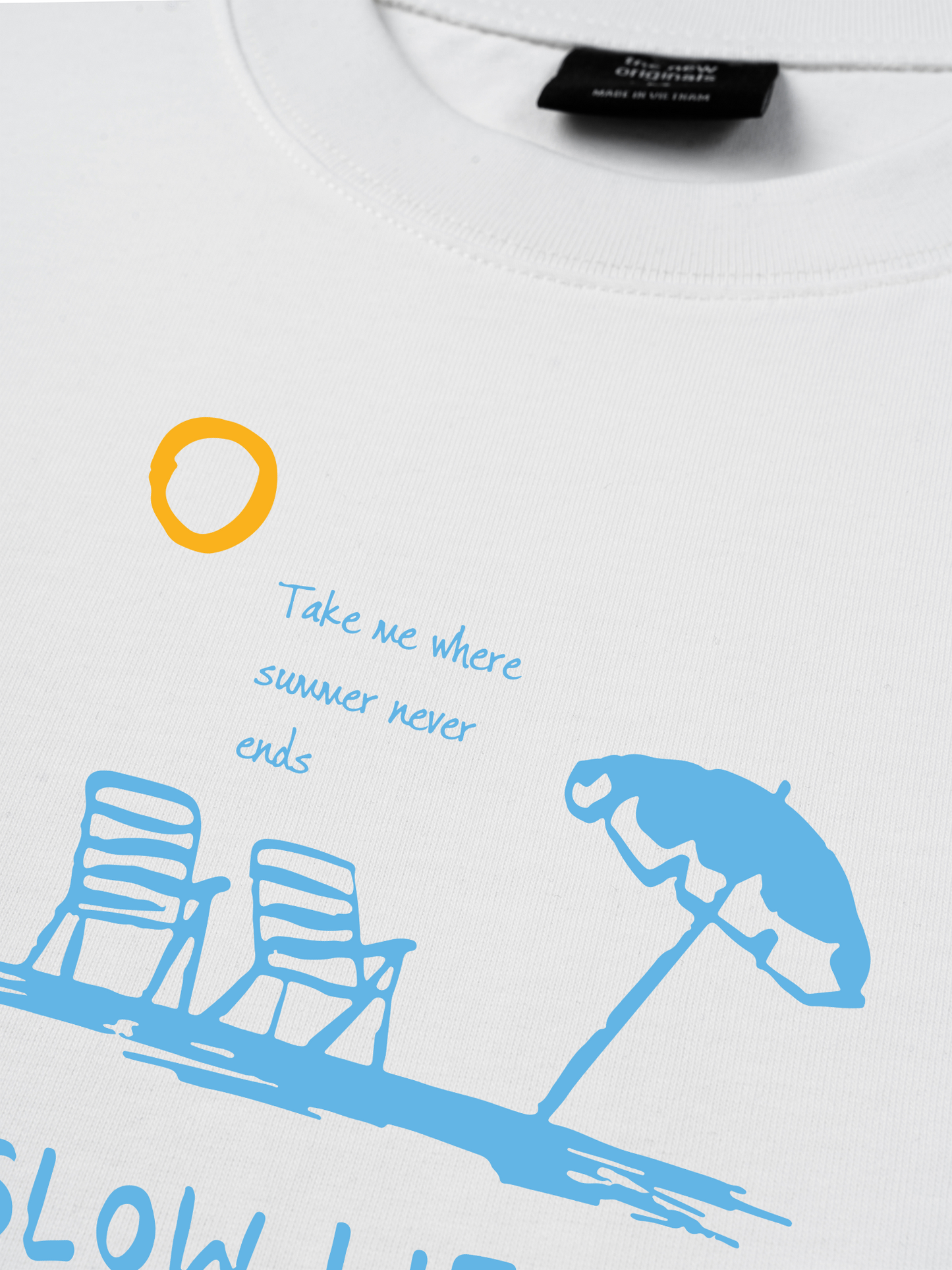 Áo Thun Relaxed Fit Slow Life