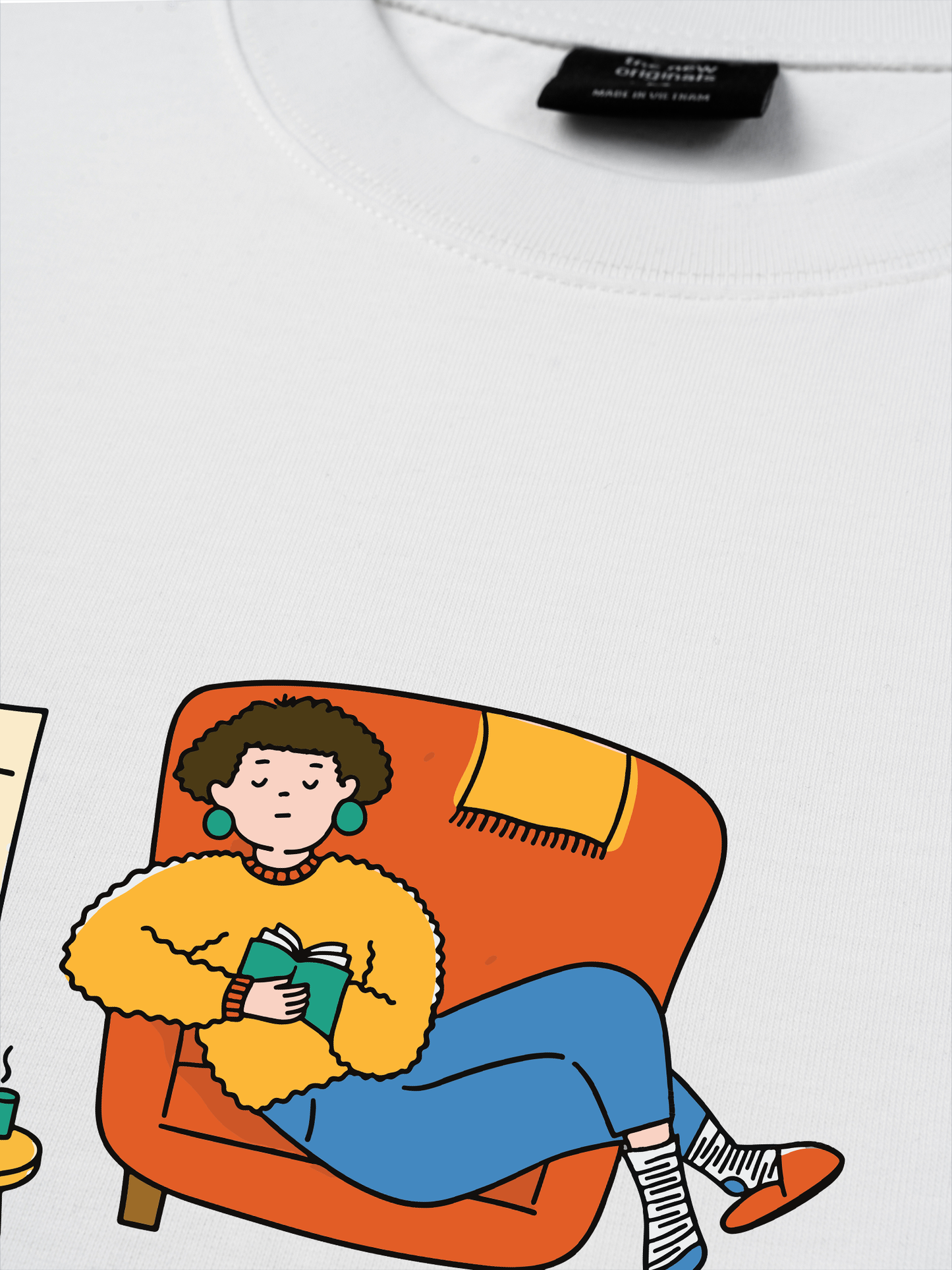 Áo Thun Relaxed Fit Không Thích Đi Làm, Chỉ Thích Ở Nhà