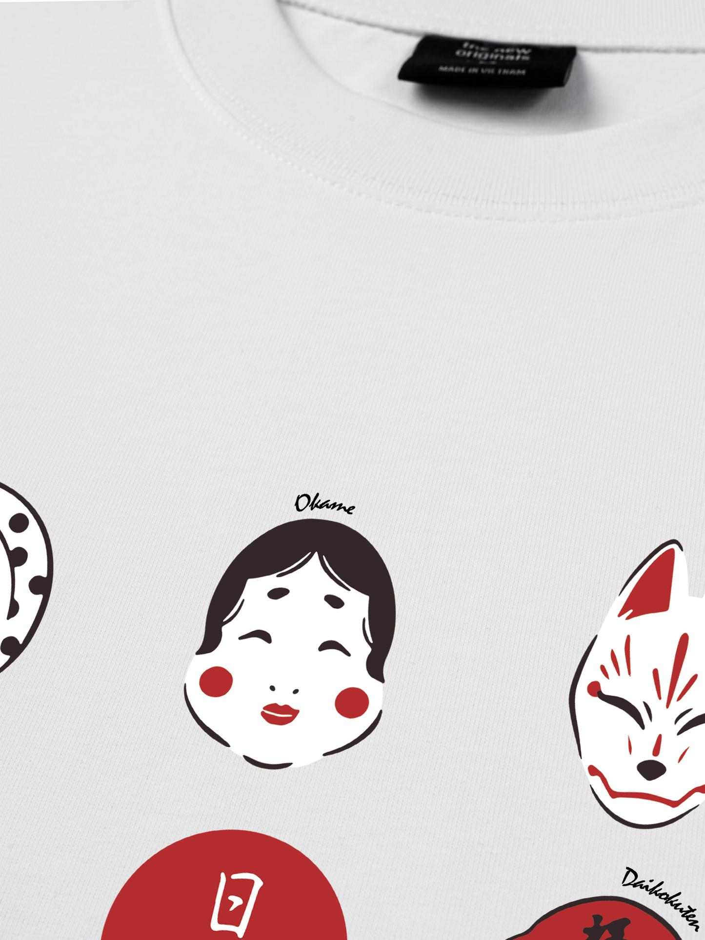 Áo Thun Relaxed Fit Japan Spirit Mask