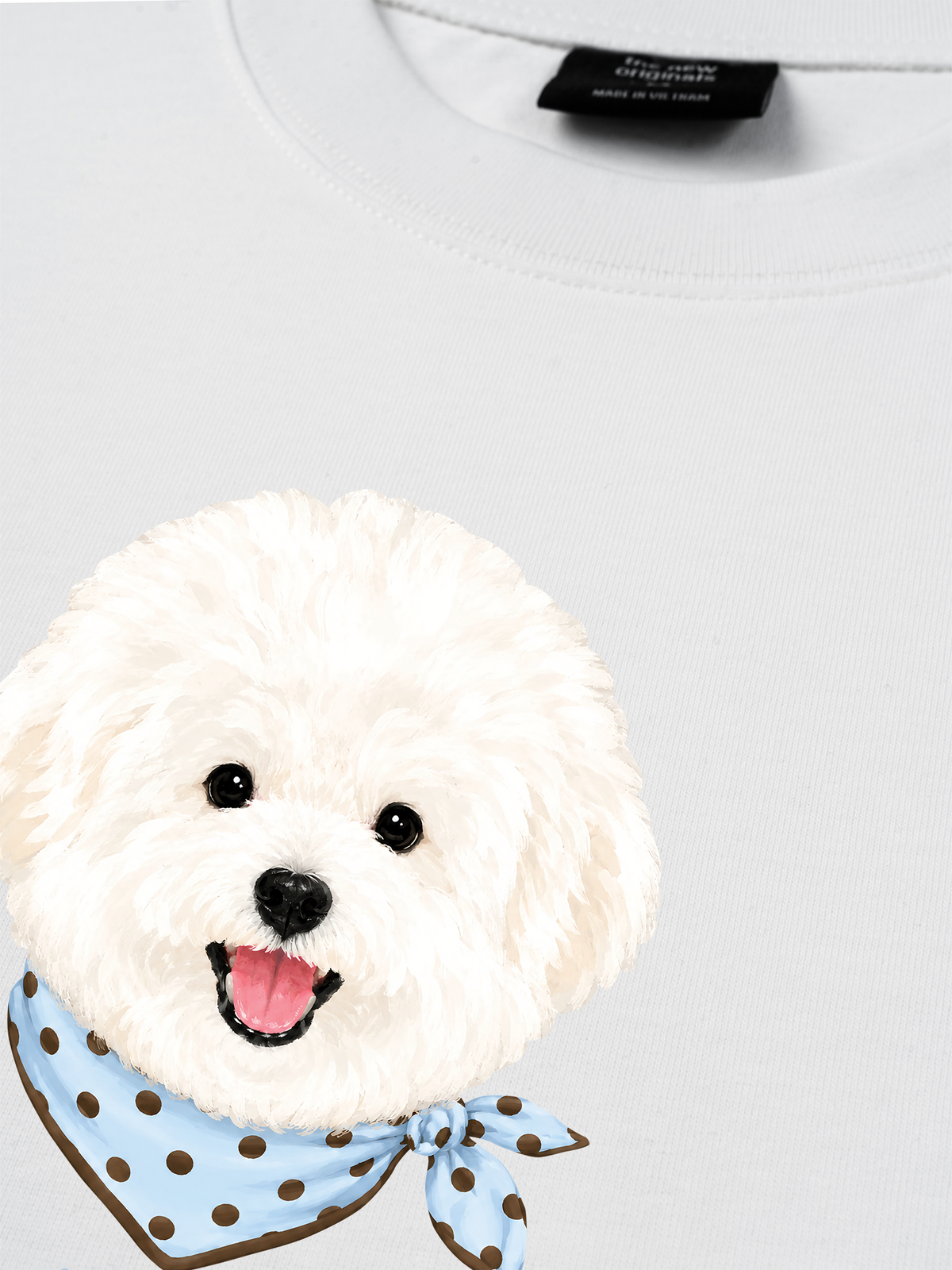 Áo Thun Relaxed Fit Cute Puppy