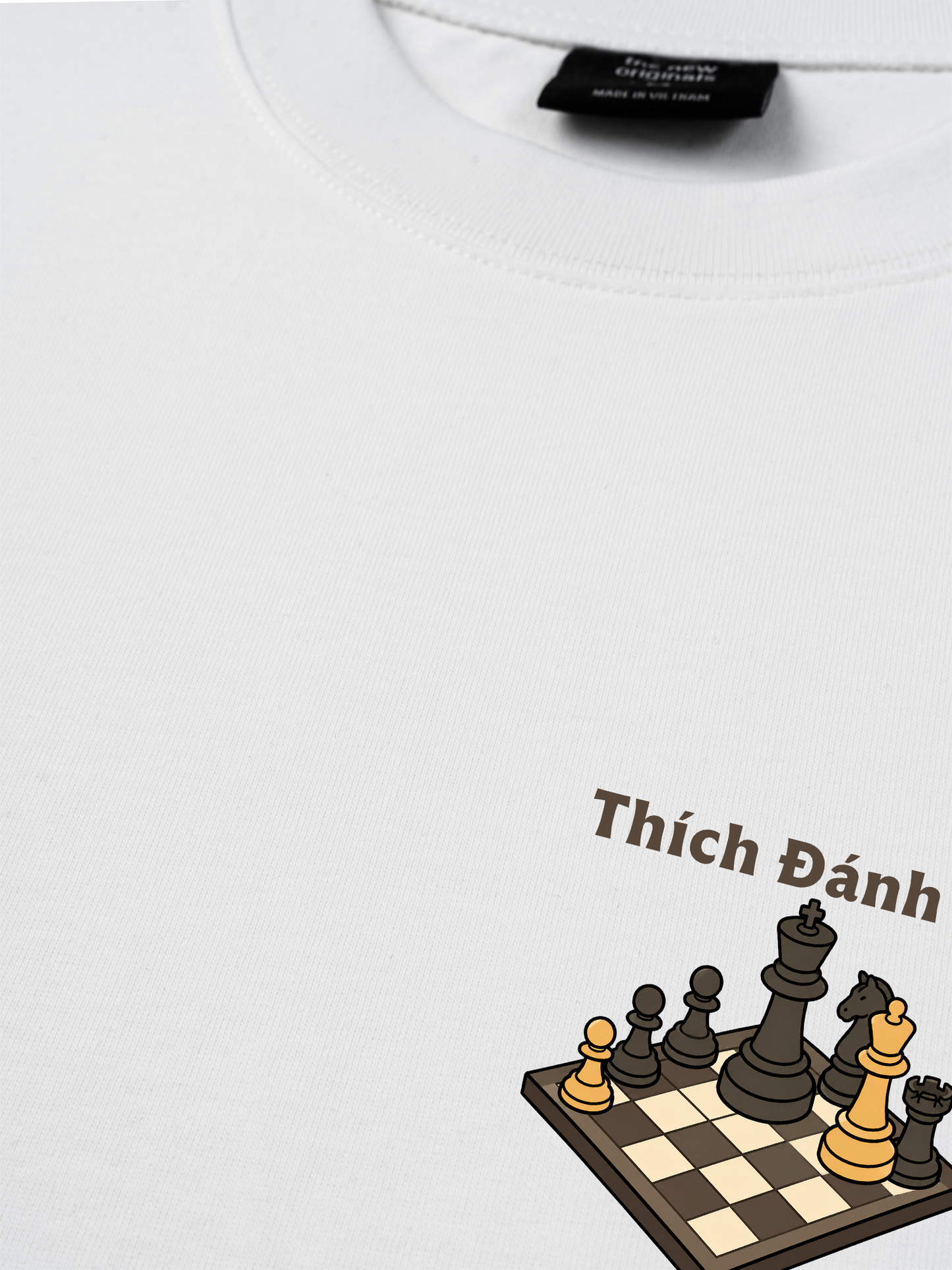 Áo Thun Relaxed Fit Thích Đánh Cờ