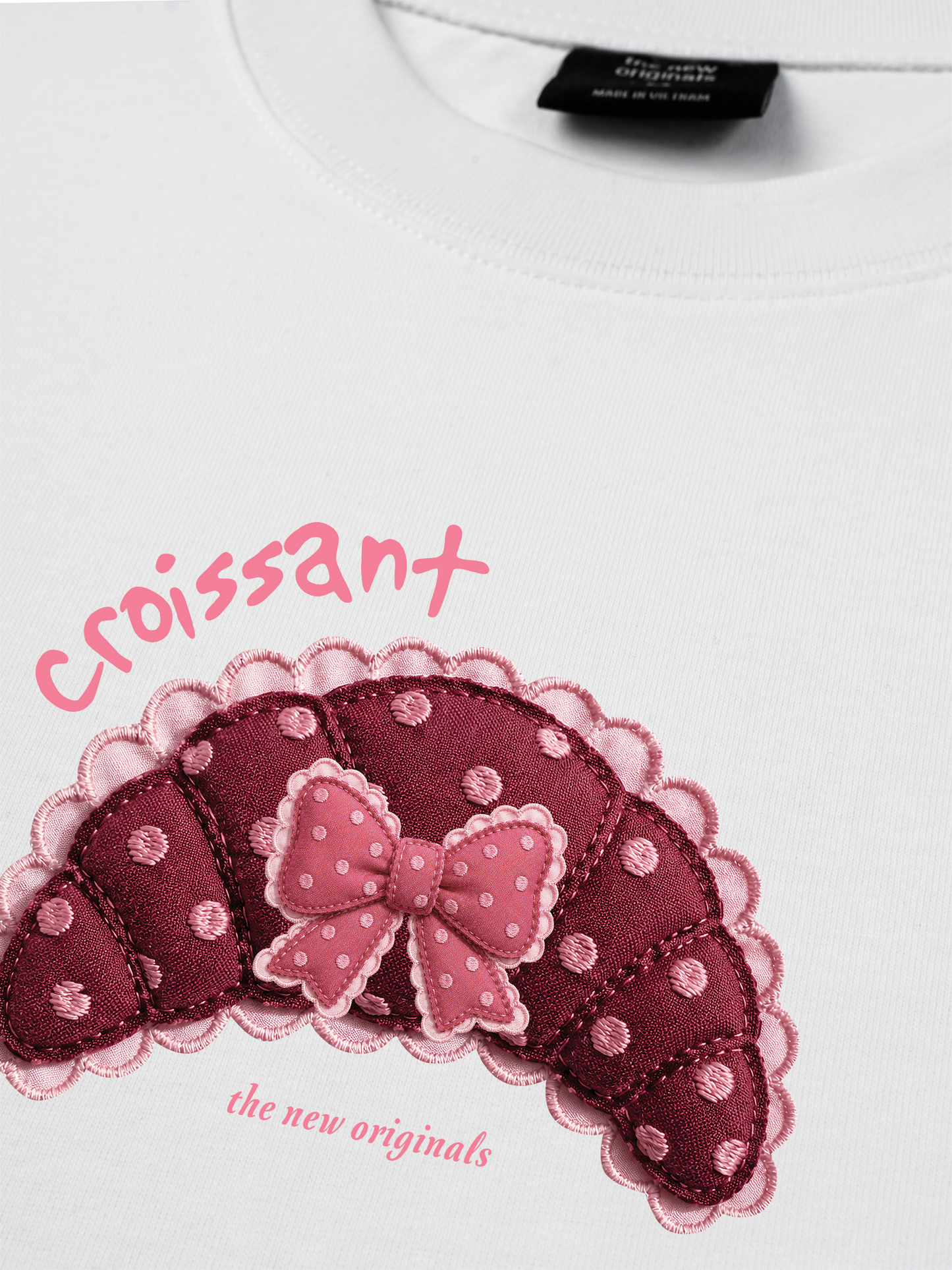 Áo Thun Relaxed Fit Croissant DIY