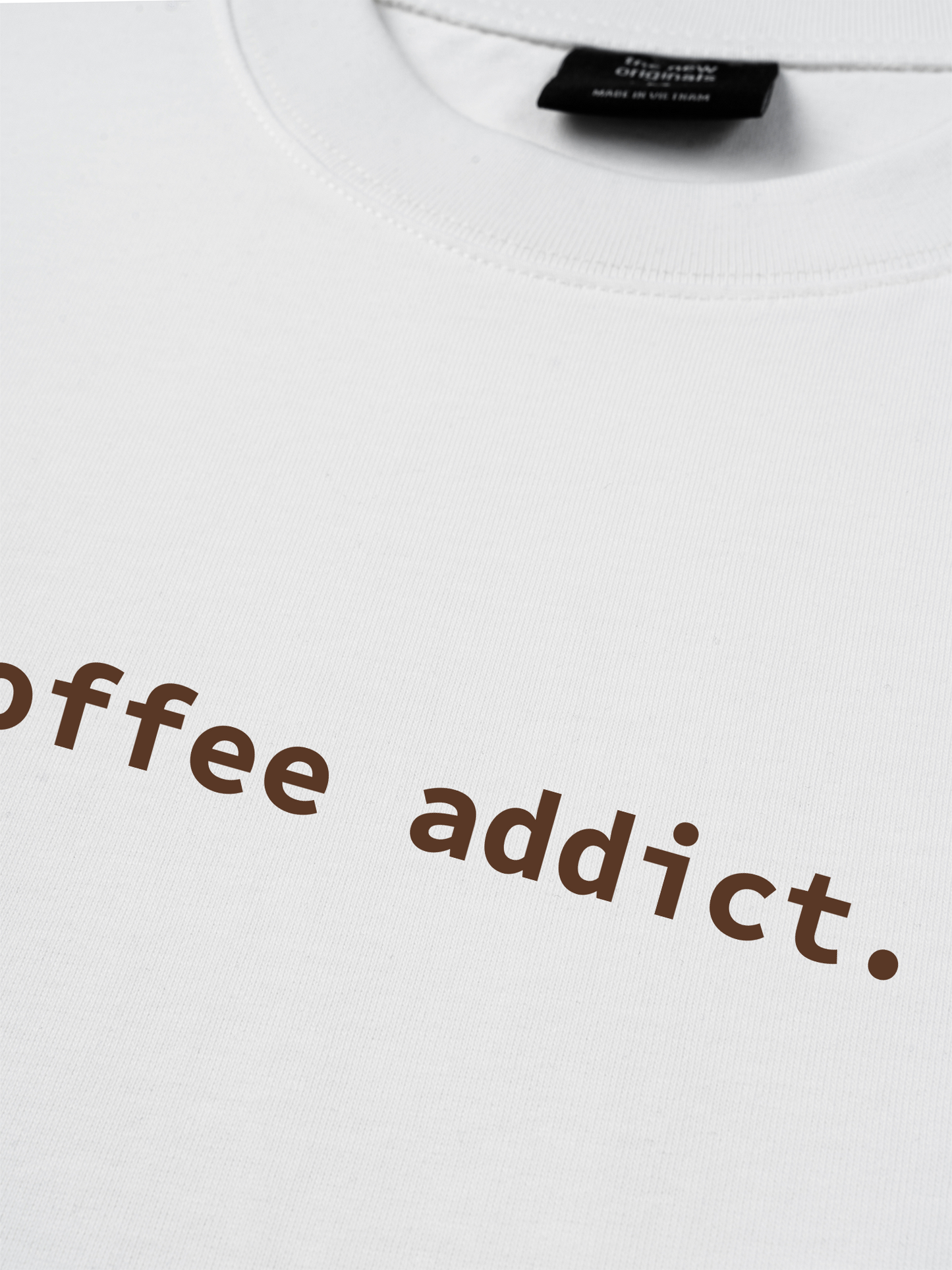Áo Thun Relaxed Fit Coffee Addict