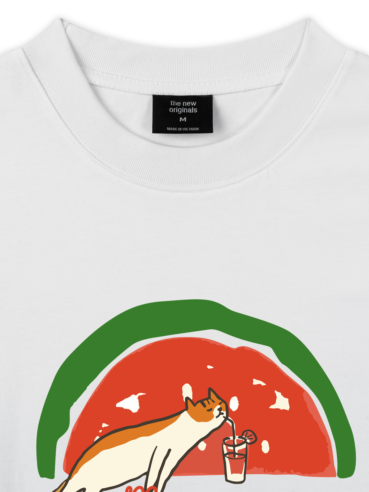 Áo Thun Relaxed Fit Meow Meow Watermelon