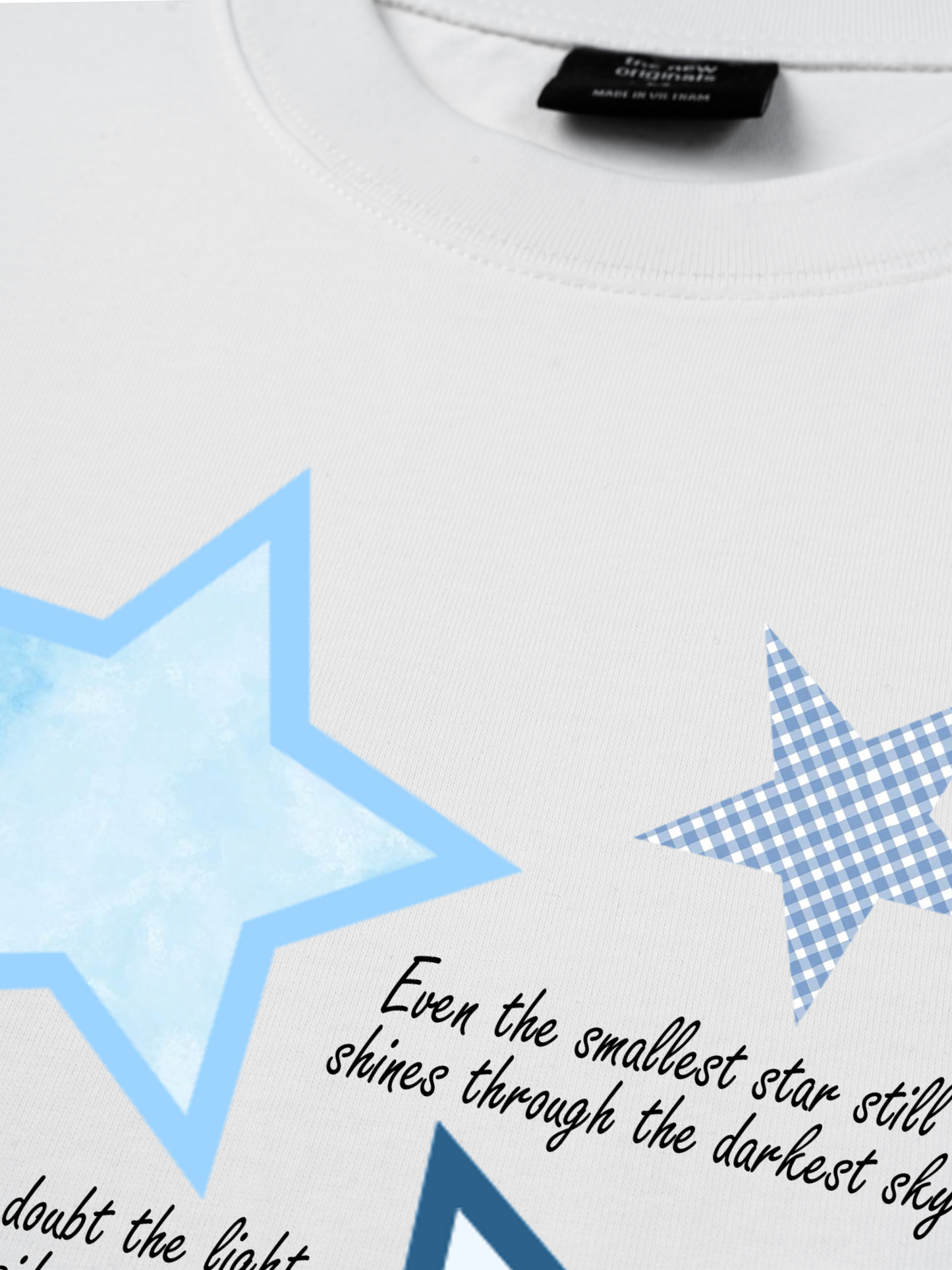 Áo Thun Relaxed Fit Daily Cuties Blue Star Mood